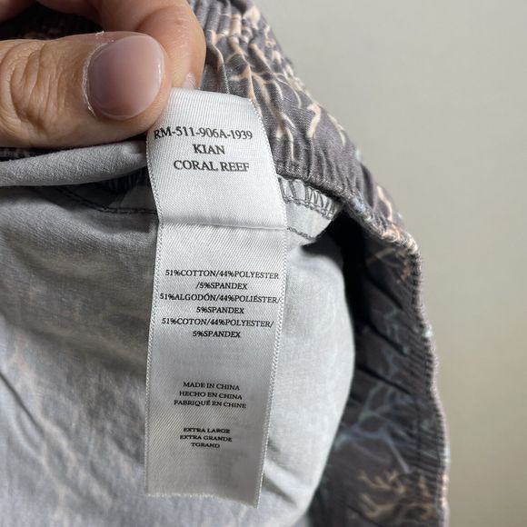 Rails Drawstring Swim Shorts Trunks 8" Inseam Men's Size XL NWT Coral Reef - Picture 7 of 9